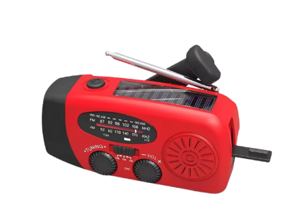Radio de emergencia 4 en 1